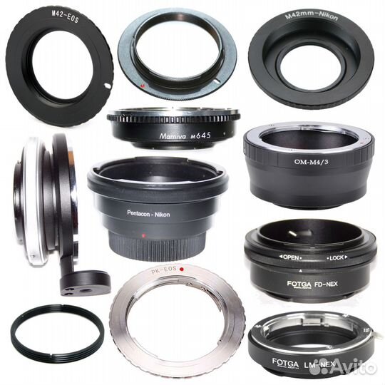Все Адаптеры на любую камеру и любой Объектив