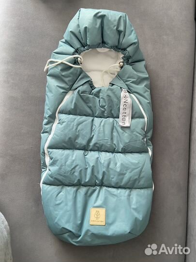 Зимний конверт-кокон для новорожденного