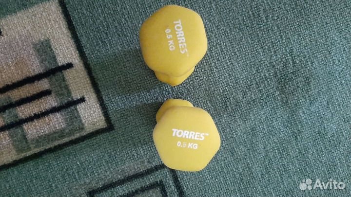 Гантели бу 0,5 кг. 2 шт