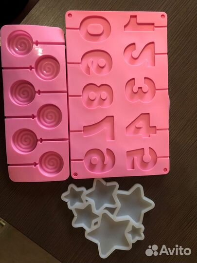 Формочки силиконовые для леденцов