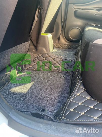 Новые 3d коврики экокожа для Nissan Note E-power