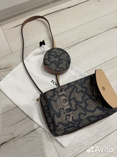 Сумка бумажник tous с монетницей