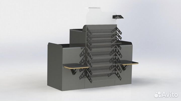 Кассобый бокс с прикассовой зоной