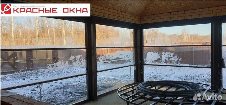 Гильотинное остекление