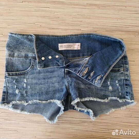 Джинсовые шорты Комбинезон подросток девочка