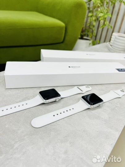 Apple Watch 3 38mm Silver. Идеал. Гарантия. Обмен