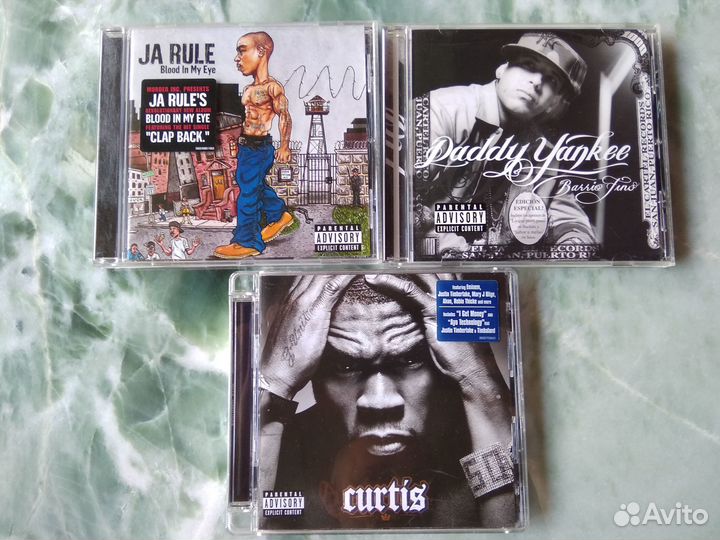 Фирменные CD, 50 Cent's, Ja Rule, Daddy Yankee