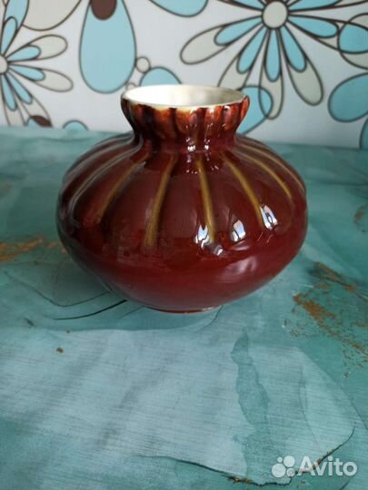 Глиняная посуда СССР и пивная хрустальная кружка