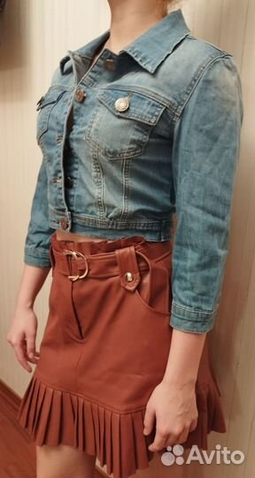 Юбка и джинсовка
