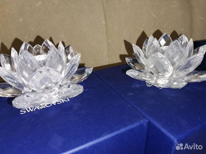 Подсвечники Swarovski Crystal 119747 Water Lily