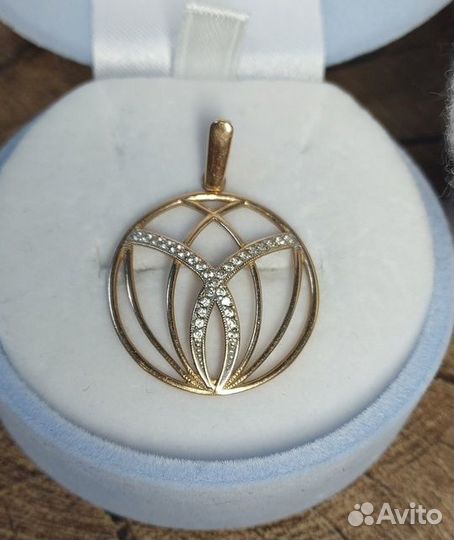 Золотая подвеска 2,21 гр. 585 пр