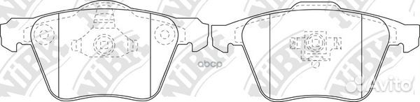 Колодки передние (volvo XC90 02) PN0352 PN0352