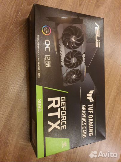 Видеокарта asus TUF GeForce RTX 3060 V2 OC 12GB