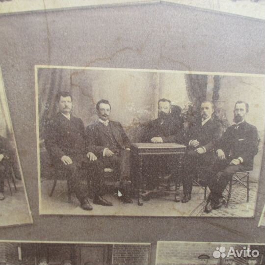 Большая старинная фотография 1910 года