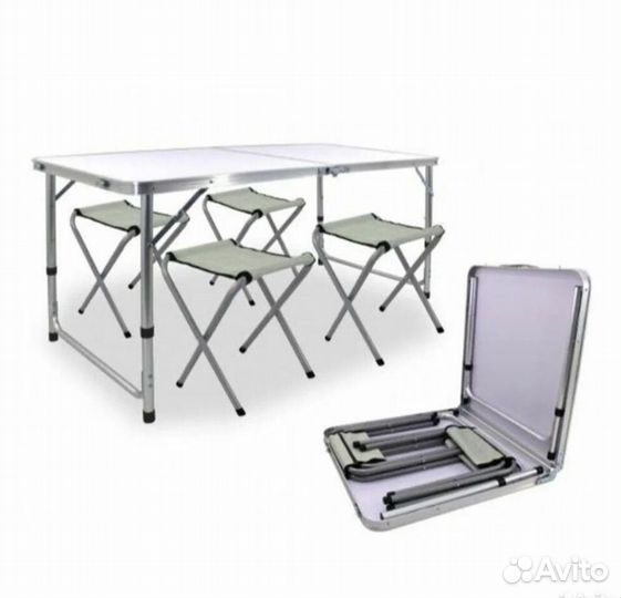 Стол складной со стульями