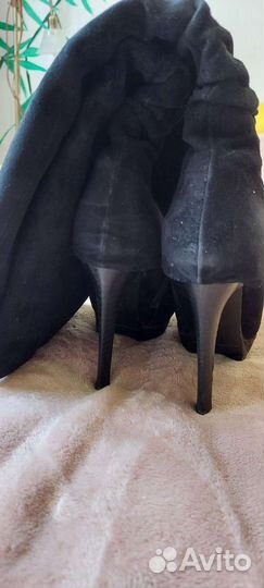 Сапоги демисезон замша 35 р