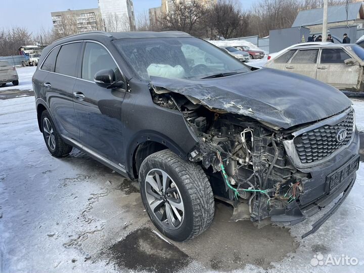 Kia Sorento Prime 2.2 AT, 2018, битый, 119 858 км