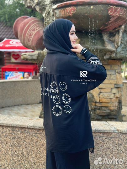 Рубашка со смайлами