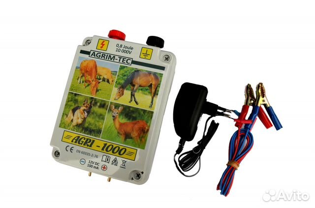 Электропастух Agri-1000 0,8Дж, 8км, 12в/220в