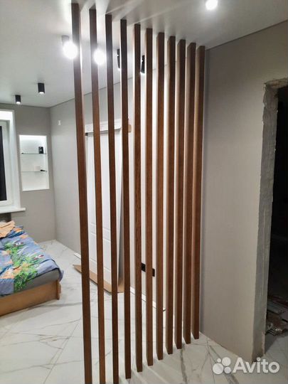 Перегородка реечная