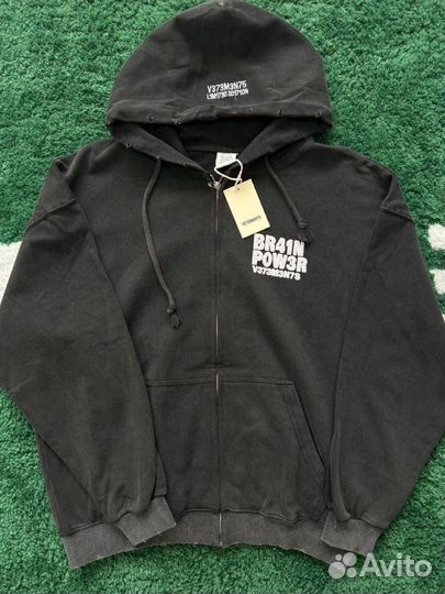 Зип худи Vetments Brain
