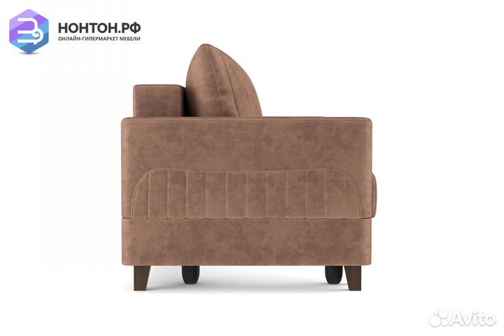 Диван выкатной евромагнат светло-коричневый