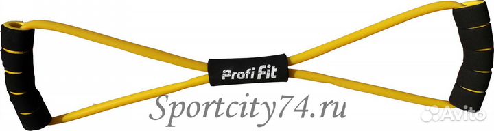 Эспандер трубчатый ZSO Profi-Fit восьмерка желтый