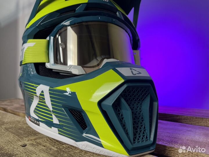 Мотошлем Leatt Moto 7.5 Acid Fuel