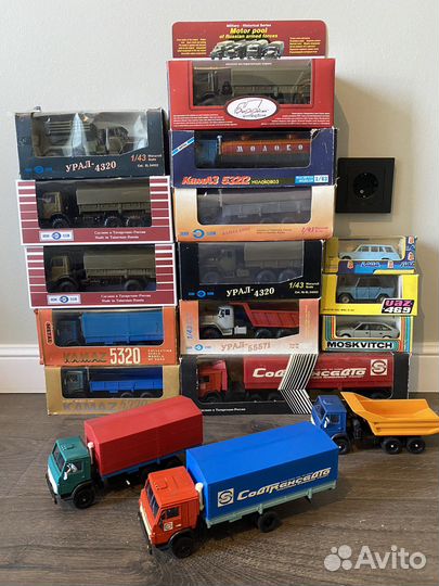Модели СССР 1:43 камаз урал УАЗ