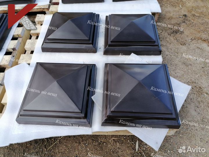 Колпак бетонный на кирпичный столб