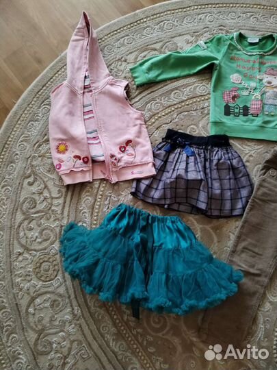 Вещи пакетом на девочку110-122