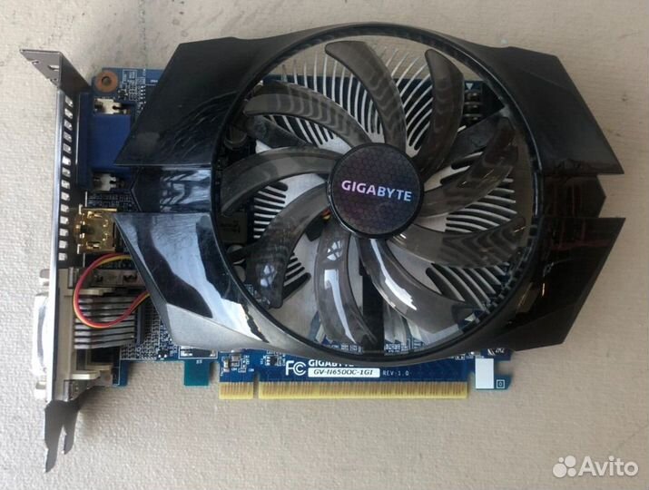 Видеокарта GTX 650