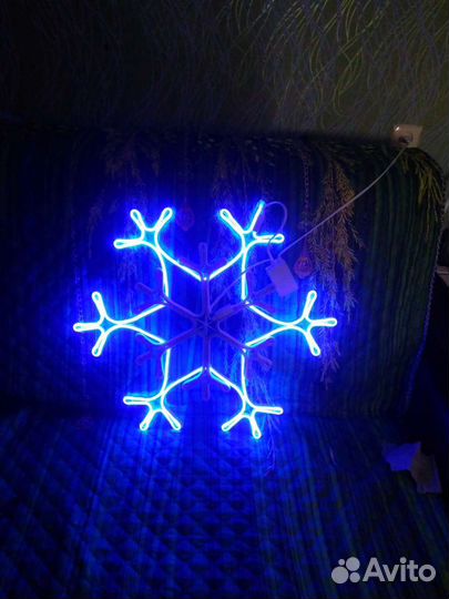 Светодиодная фигура Снежинка