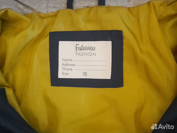 Демисезонная куртка на мальчика 110 рост