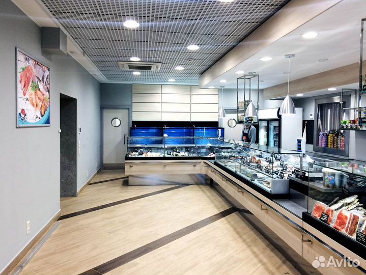 Рыбный магазин с широким ассортиментом на продажу