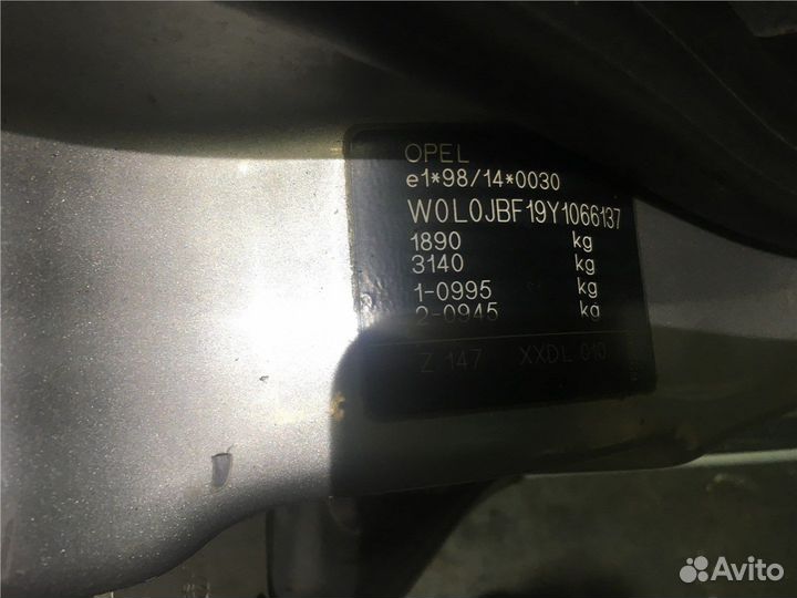 Разобран на запчасти Opel Vectra B 1995-2002