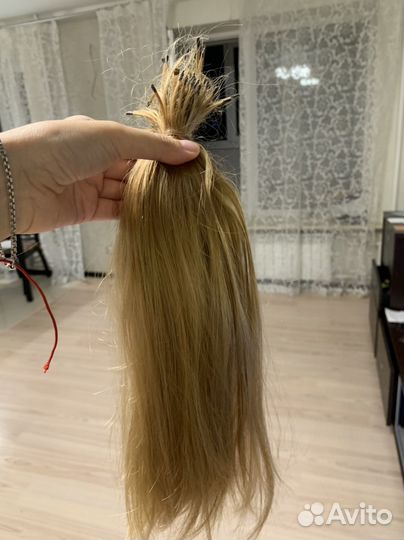 Волосы натуральные детские 35 -37 см
