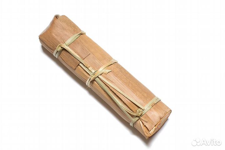 Пуэр в бамбуке (214 г) свиток 5 лет (Китай) шу чай