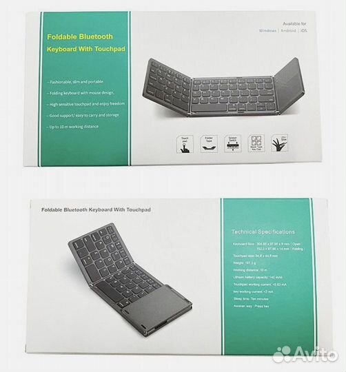 Безпроводная клавиатура с тачпадом