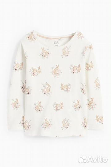 Комплект лосины лонг кардиган для девочки C&A 68