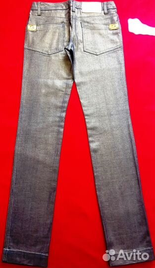 Джинсы Dolce&Gabbana золотые 44-46 W29