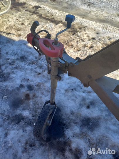 Прицеп легковой для снегохода бу