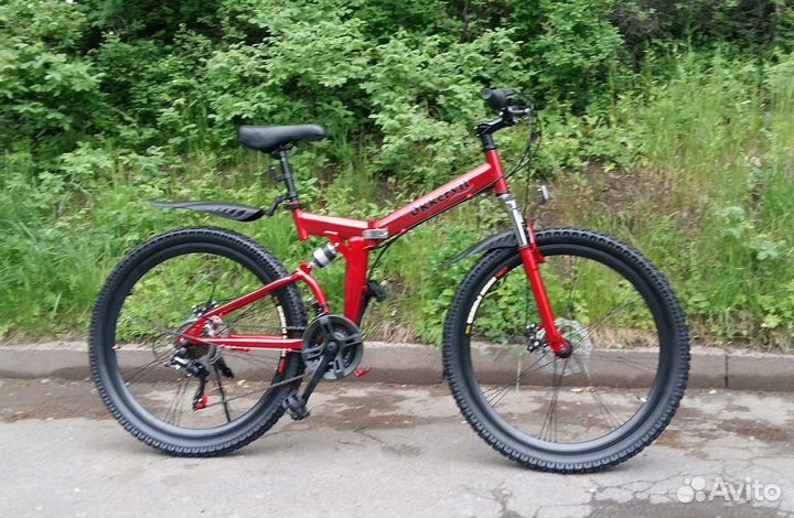 Велосипед складной двухподвес OK-14212S 26