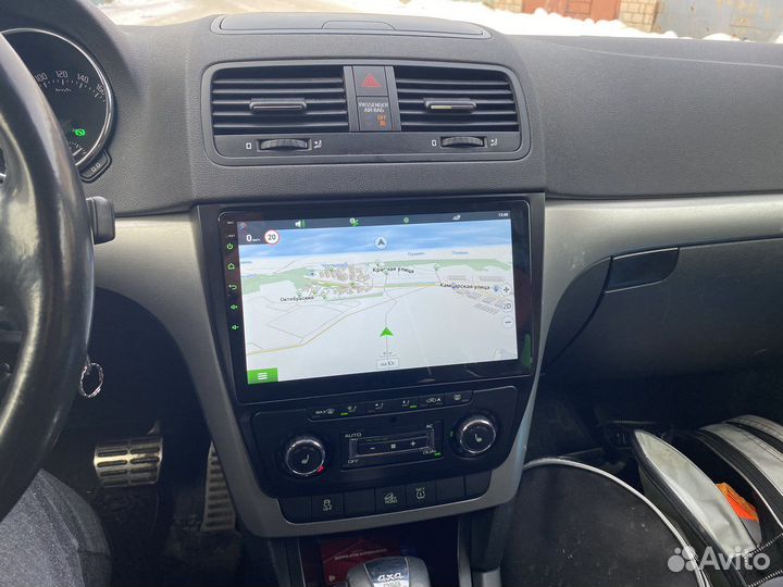 Магнитола Skoda Yetti Android GPS, есть Teyes