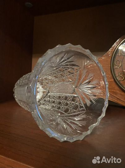 Ваза хрустальная