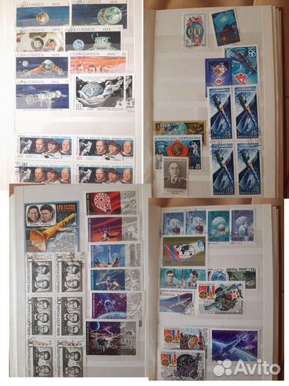 Почтовые марки Куба, Монголия, СССР