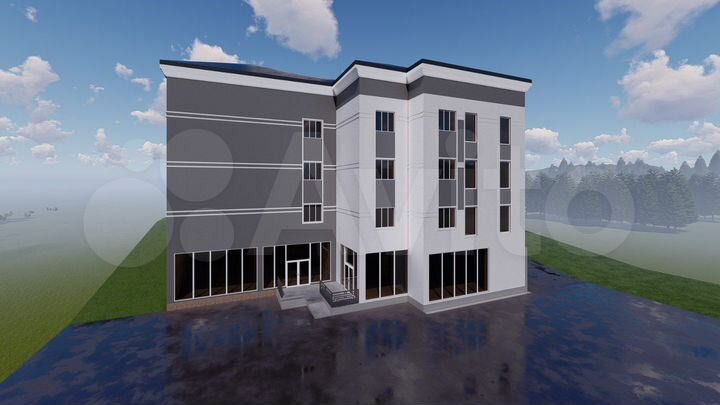 1-к. квартира, 50,9 м², 2/3 эт.