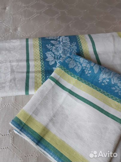 Полотенце лен Жаккард СССР