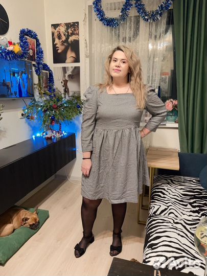 Платье в клеточку incity xl (54-56)