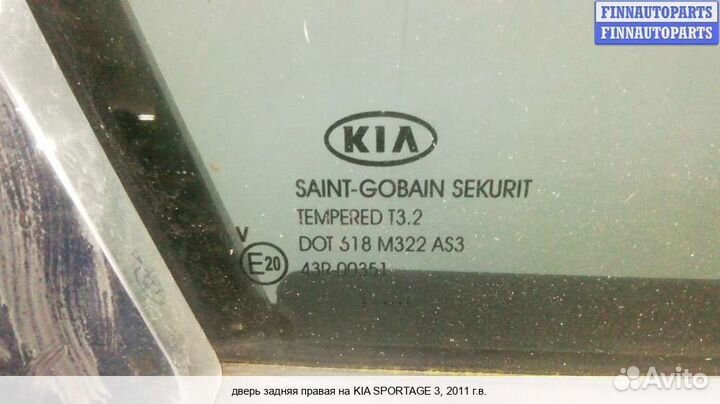 Дверь зад/право Kia Sportage III (SL), 2011 2.0 Дизель